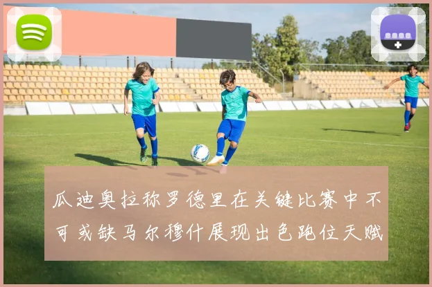 瓜迪奥拉称罗德里在关键比赛中不可或缺马尔穆什展现出色跑位天赋